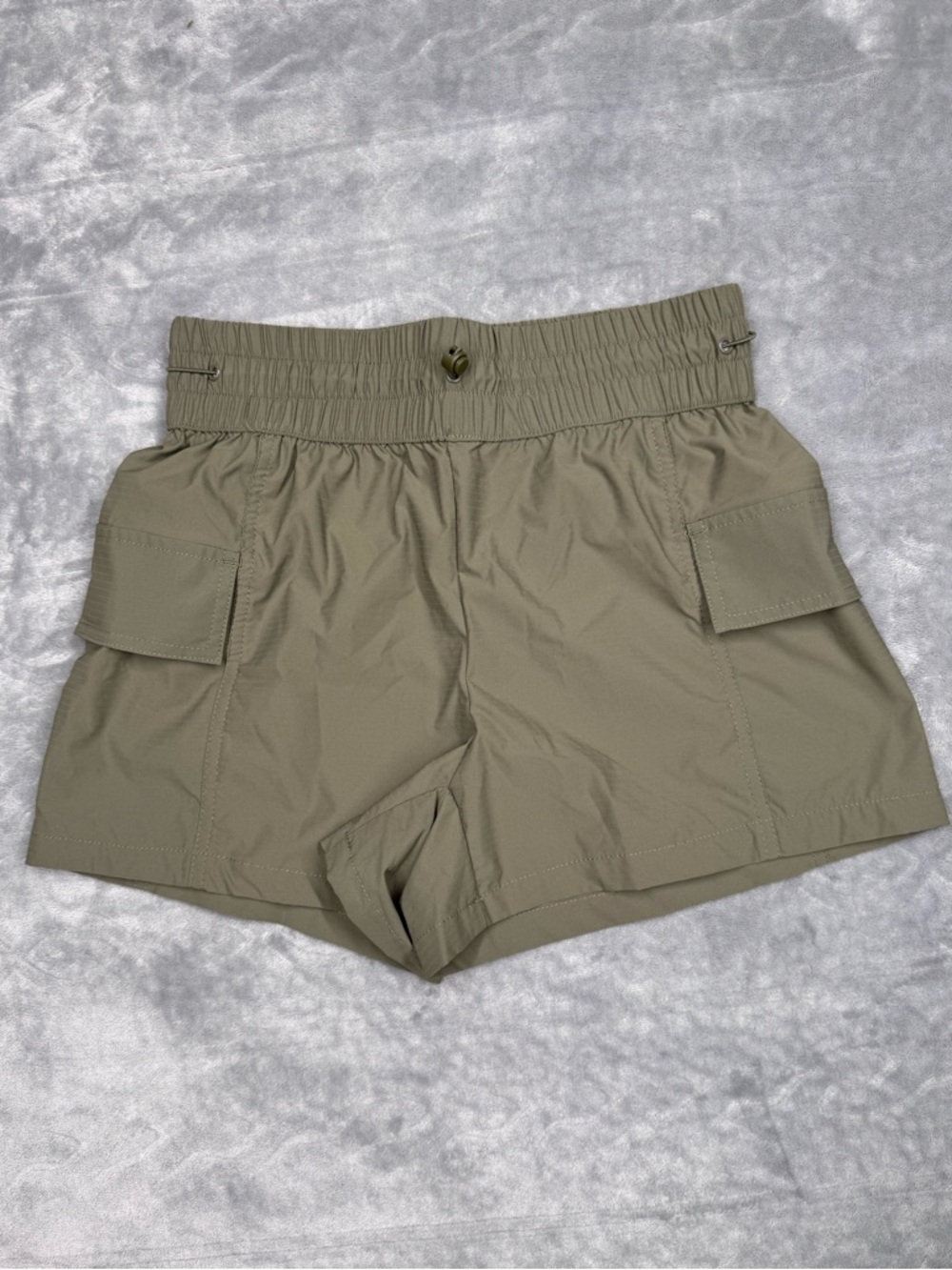 Avalanche High Waisted Olive Women's Hiking Cargo Shorts